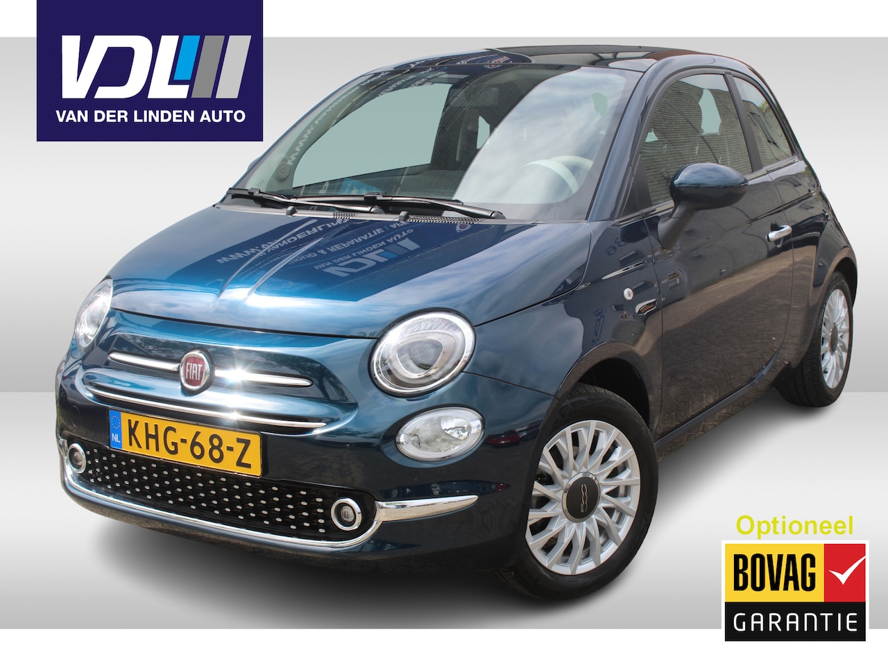 Fiat 500 - 1.0 Hybrid Cult Panoramadak, Parkeersensoren achter - AutoWereld.nl