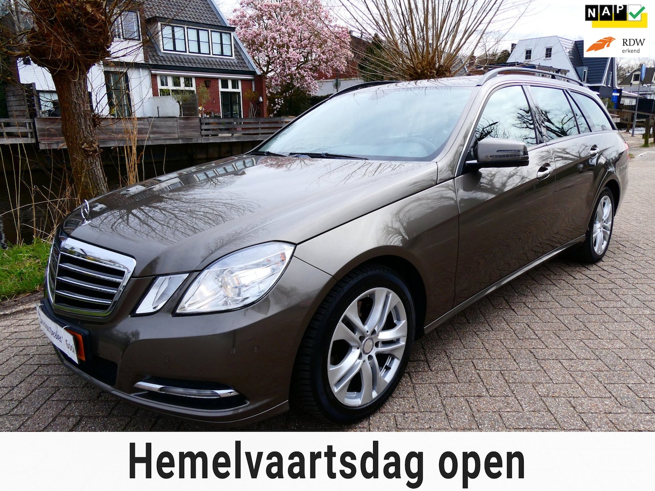 Mercedes-Benz E-klasse Estate - 200 CGI Ed.125 Sport 184pk Aut. Clima LED Leder Navi - AutoWereld.nl