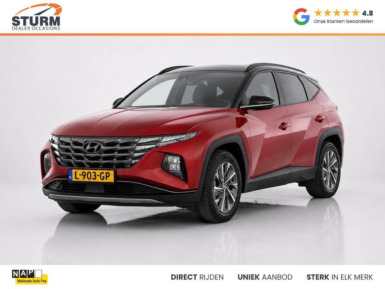 Hyundai Tucson - 1.6 T-GDI HEV Comfort Smart incl. Trekhaak - AutoWereld.nl