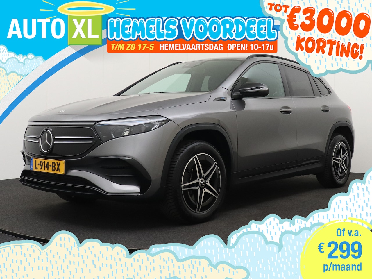 Mercedes-Benz EQA - 250 AMG Night-Pack 67 kWh Adap.Cruise Dodehoek LED+ - AutoWereld.nl