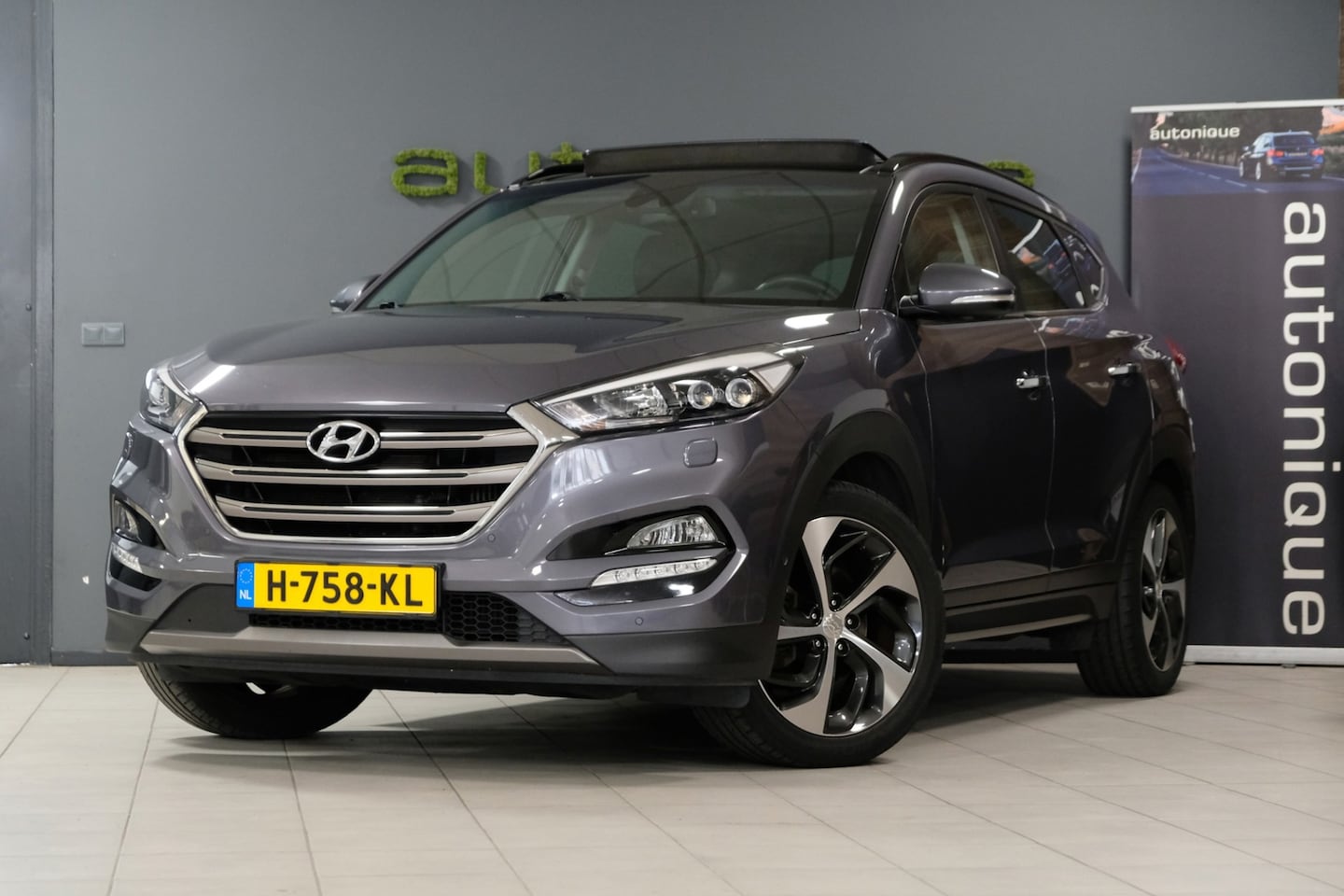 Hyundai Tucson - 1.6 T-GDi Premium 4WD automaat Panodak/leder/fulloptions - AutoWereld.nl