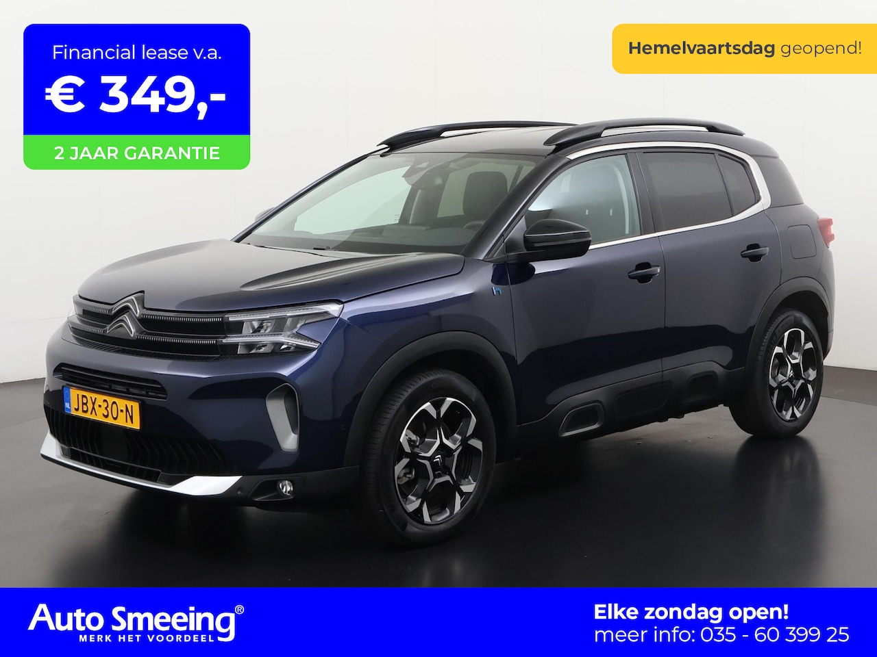 Citroën C5 Aircross - 1.6 Plug-in Hybrid 225 Shine | Leder/alcantara | Camera | Blind spot | Zondag Open! - AutoWereld.nl