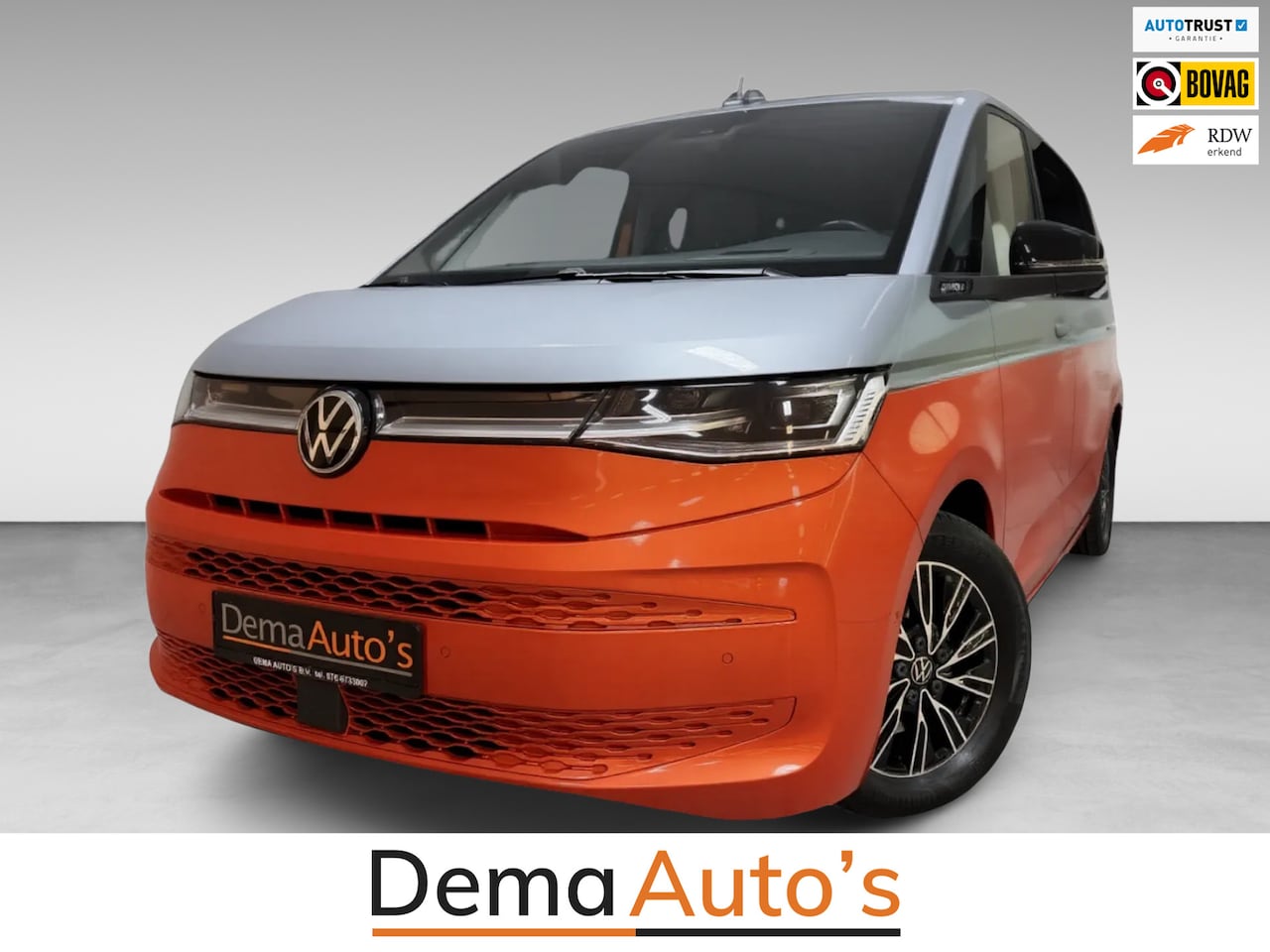 Volkswagen Multivan - 1.4 eHybrid BULLI ADAPTIVE-ONDERSTEL/STOELMASSAGE+VENTILATIE/LEDER/H-KARDON/H-UP/DAB/TREKH - AutoWereld.nl