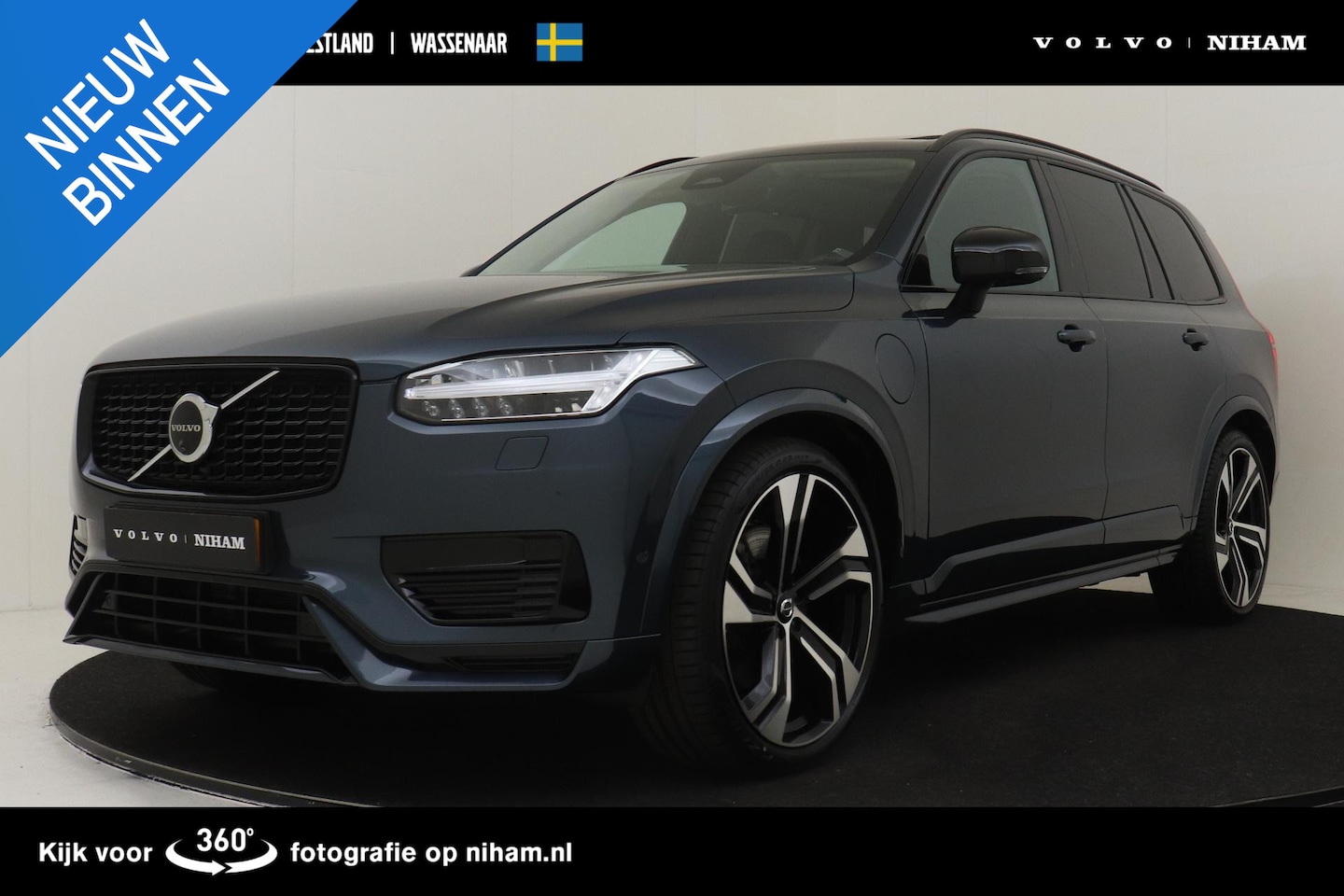 Volvo XC90 - T8 PLUG-IN HYBRID AWD ULTRA DARK *FULL OPTIONS!* -PANO.DAK|BOWERS&WILKINS|LUCHTVERING|GEVE - AutoWereld.nl
