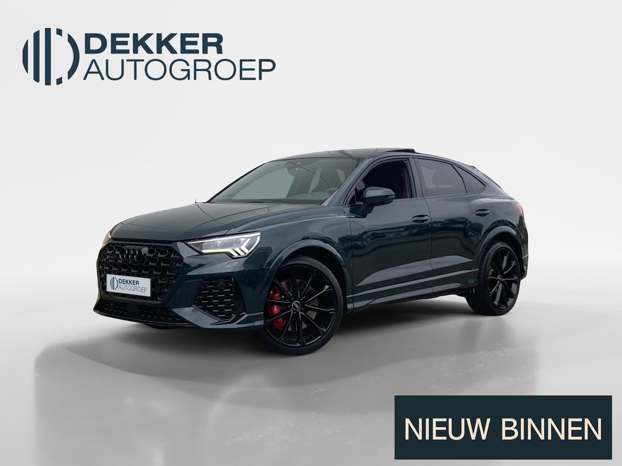 Audi RSQ3 Sportback - RSQ3 2.5 TFSI Quattro 400 pk Individual Green Audi Drive Select - Panoramadak - B&O Premiu - AutoWereld.nl