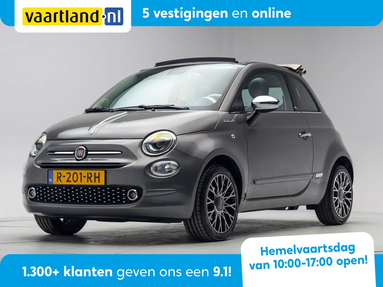 Fiat 500 C - 1.0 Hybrid Dolcevita [ Navi Climate Cruise ] - AutoWereld.nl