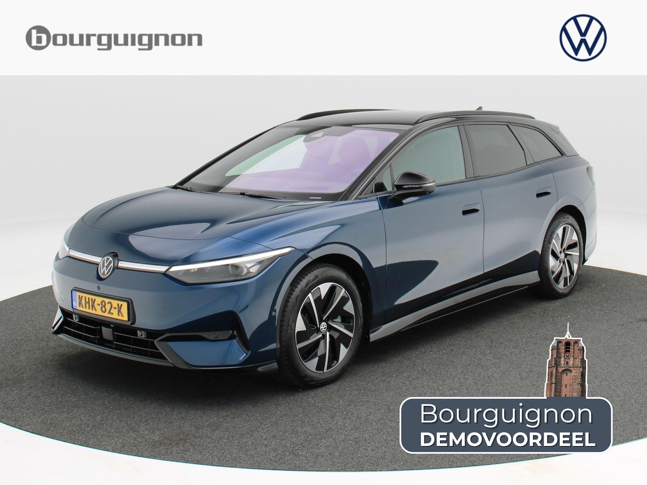 Volkswagen ID.7 Tourer - Pro Limited Edition 77 kWh | Trekhaak | Stoel & Stuurverwarming | Dodehoek Detectie | 360 - AutoWereld.nl