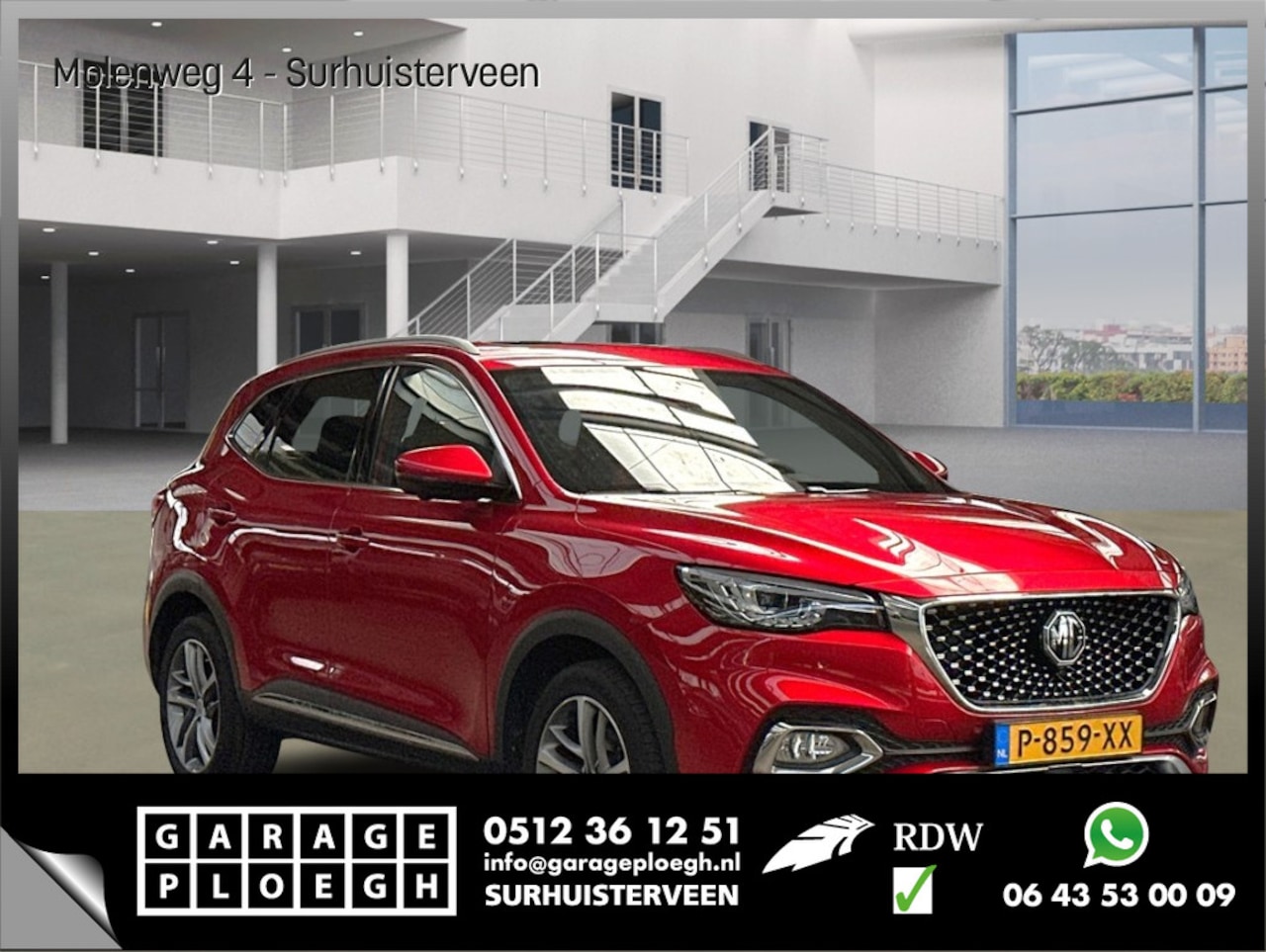 MG EHS - 1.5 TGDI Luxury PHEV Pano Leer Memory 360cam Trekhaak Adap.Cruise Keyless Carplay VOL! - AutoWereld.nl