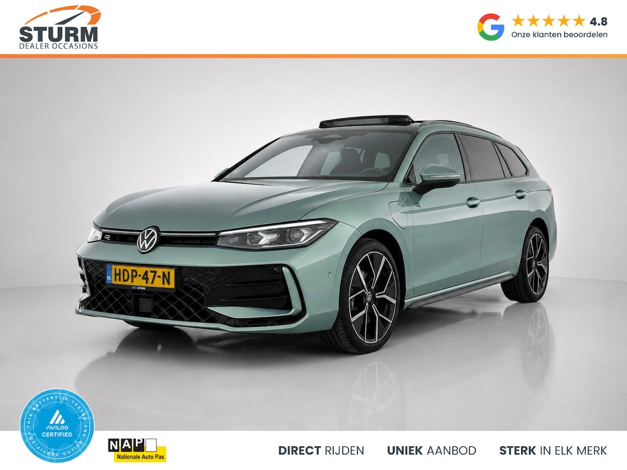 Volkswagen Passat Variant - 1.5 eHybrid R-Line Edition NL-Auto, SoH 97% Volle Opties! - AutoWereld.nl