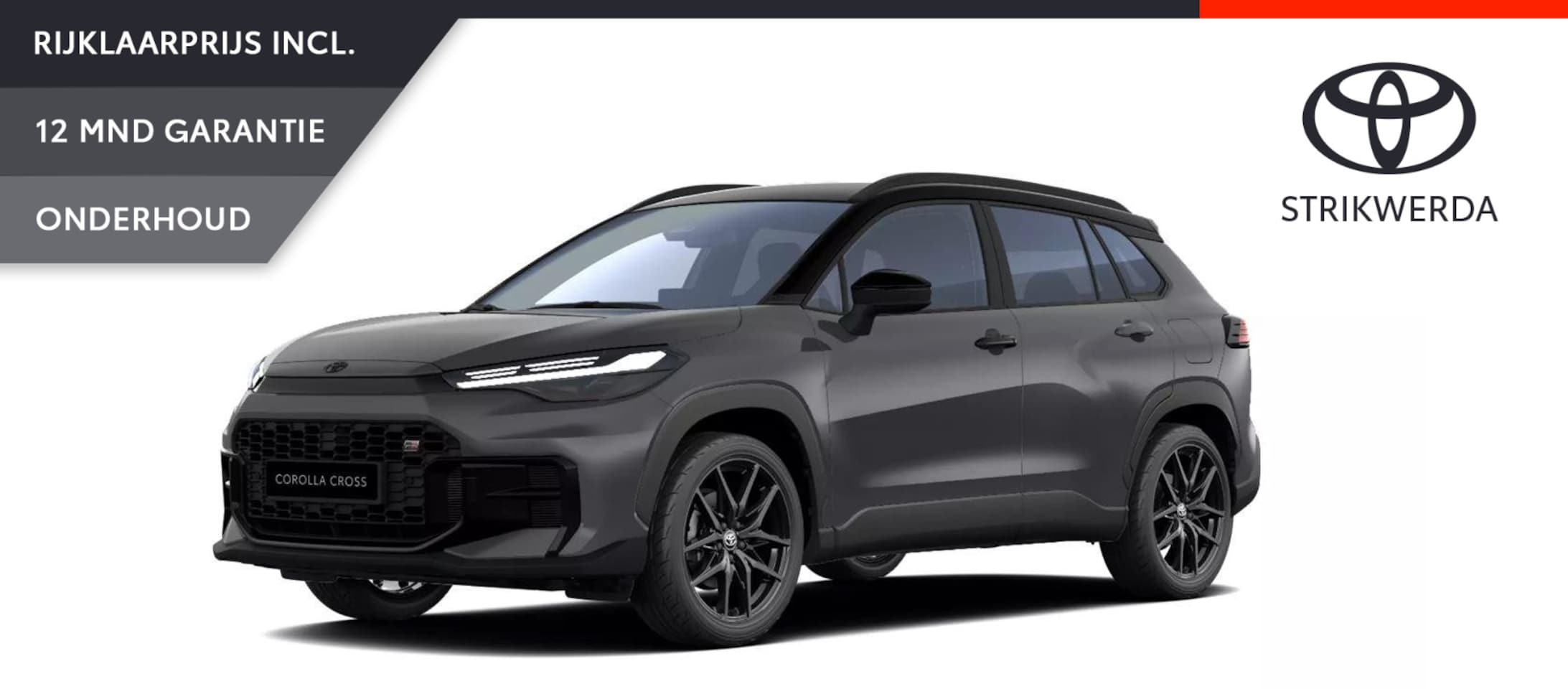 Toyota Corolla Cross - Hybrid 180 GR Sport | Nieuw op voorraad | - AutoWereld.nl