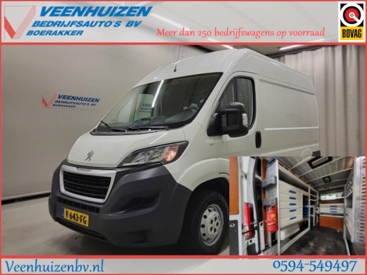 Peugeot Boxer - 2.0BlueHDI 131pk L1/H2 Inrichting Euro 6! - AutoWereld.nl