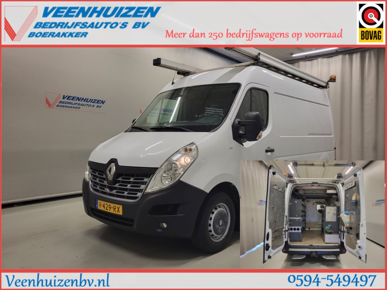 Renault Master - 2.3dCi 131pk L2/H2 Werkplaats Inrichting Euro 6! - AutoWereld.nl