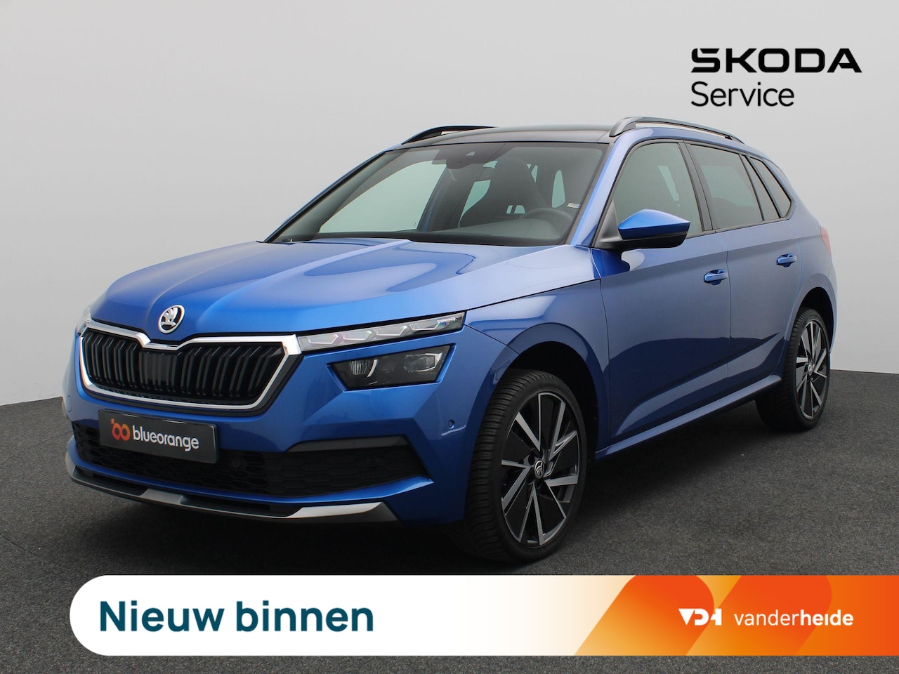 Skoda Kamiq - 1.5 TSI ACT Sport Business 150PK DSG Panoramadak, Achteruitrijcamera, 18" LM Velgen, LED-V - AutoWereld.nl