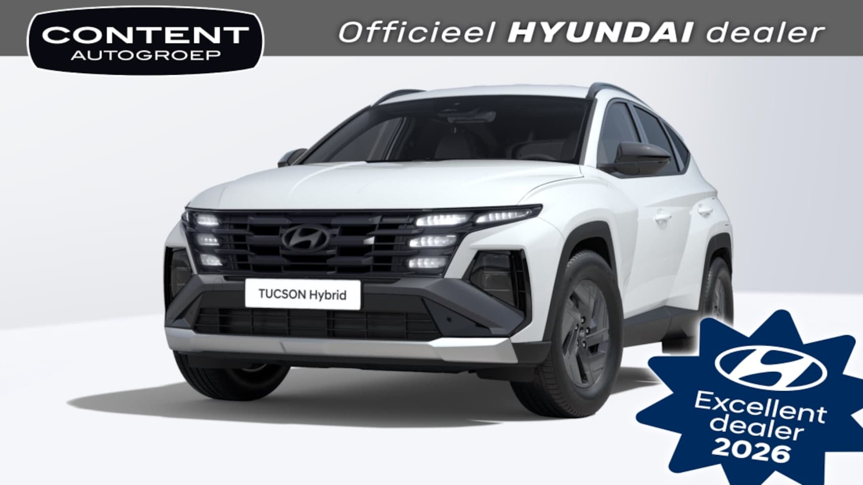 Hyundai Tucson - 1.6 T-GDi HEV 238pk 2WD Aut Pure Edition // Snel Leverbaar! - AutoWereld.nl