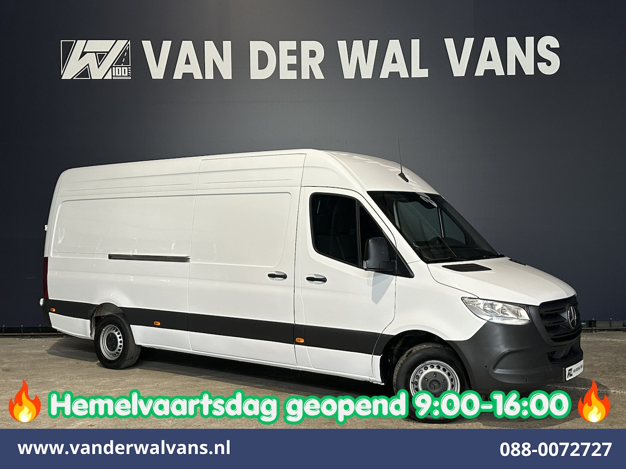 Mercedes-Benz Sprinter - 315 CDI 150pk L3H2 Euro6 Airco | Camera, Apple Carplay, Android Auto 270gr Achterdeuren, P - AutoWereld.nl