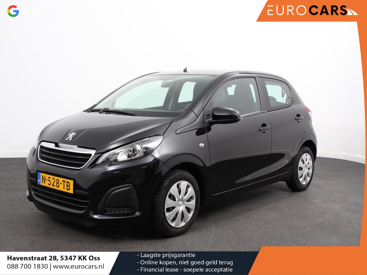 Peugeot 108 - 1.0 e-VTi Active Airco Bluetooth Led dagrij verlichting Multi functioneel stuur 5 deurs - AutoWereld.nl