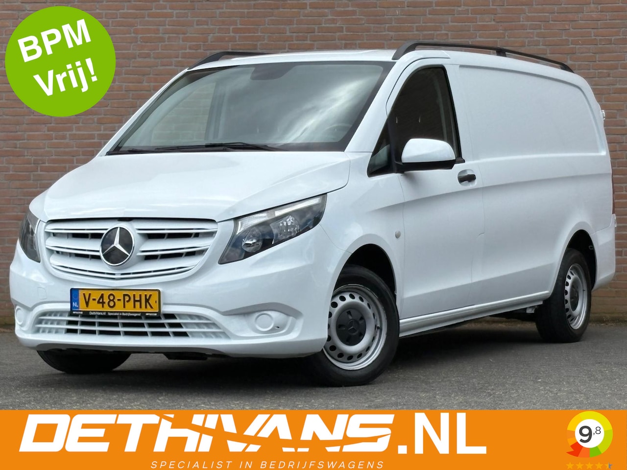 Mercedes-Benz Vito - 114CDI 136PK Lang 9G-Tronic / Distronic / Carplay / 2.500KG Trekhaak / Euro6 - AutoWereld.nl