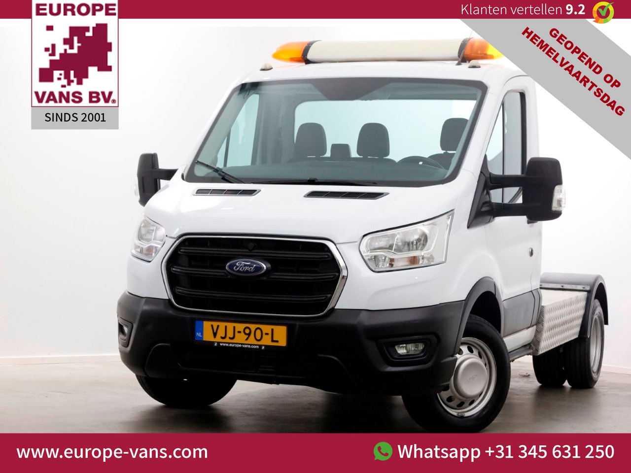 Ford Transit - 350 2.0 TDCI 170pk Trend BE-Trekker Trekgewicht 7.167kg 05-2021 - AutoWereld.nl