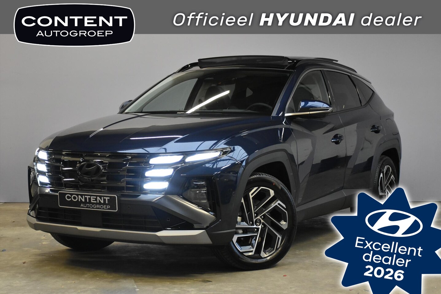 Hyundai Tucson - 1.6 T-GDi PHEV 2WD Aut Premium Sky // Snel Leverbaar! - AutoWereld.nl
