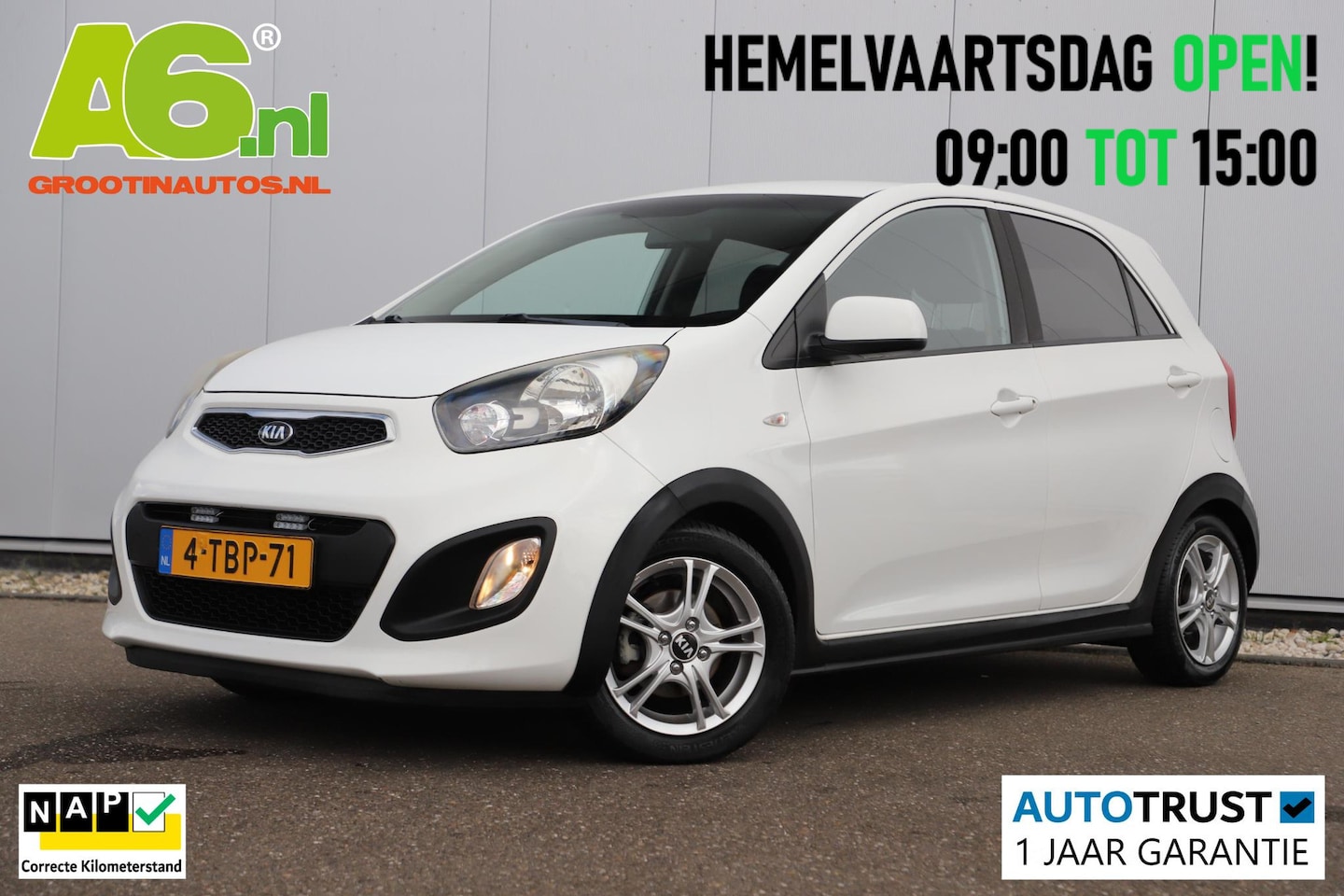 Kia Picanto - 1.0 CVVT ISG R-Cross Nieuwe APK! 14 inch LMV Radio Bluetooth Airco Donkere Ramen - AutoWereld.nl