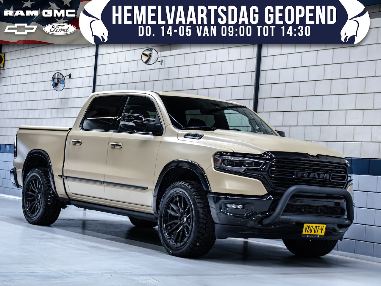Dodge Ram Pick Up - Limited | Desert Storm Edition 1ste eigenaar | Dealer onderhouden | Prins LPG | Bullbar - AutoWereld.nl