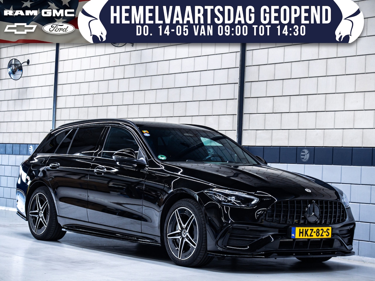 Mercedes-Benz C-klasse Estate - 300e | AMG Line | Panodak + Blacked out - AutoWereld.nl
