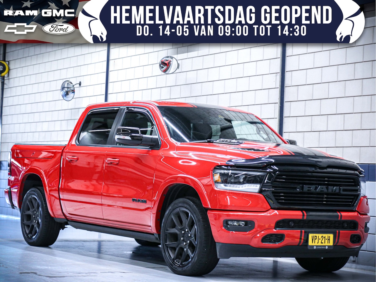 Dodge Ram 1500 - Laramie Night Rambox + MWK | 5.7L HEMI V8 400PK - AutoWereld.nl