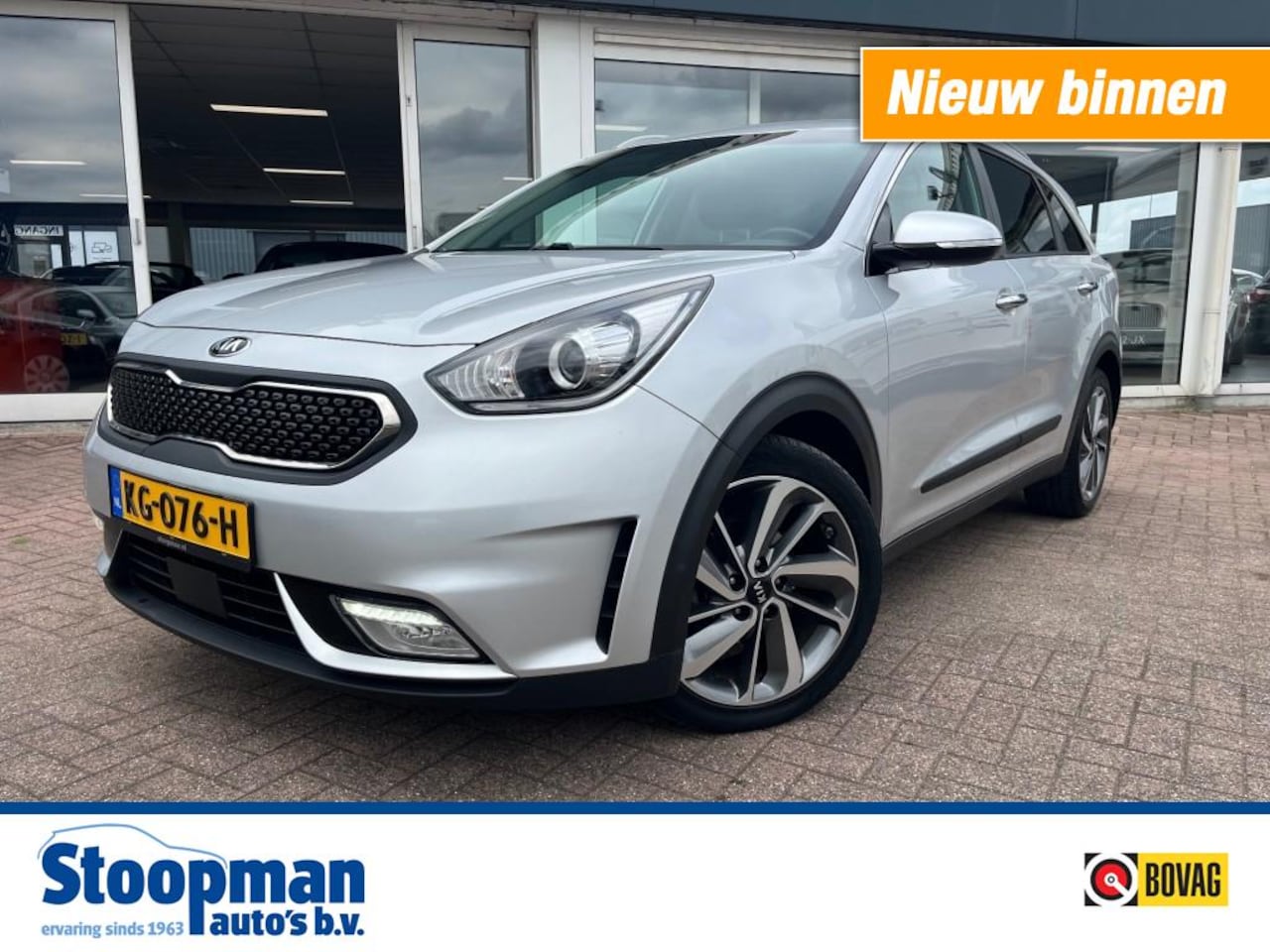 Kia Niro - 1.6 Hybrid SportsLine Airco Ad. cruise Leder PDC - AutoWereld.nl