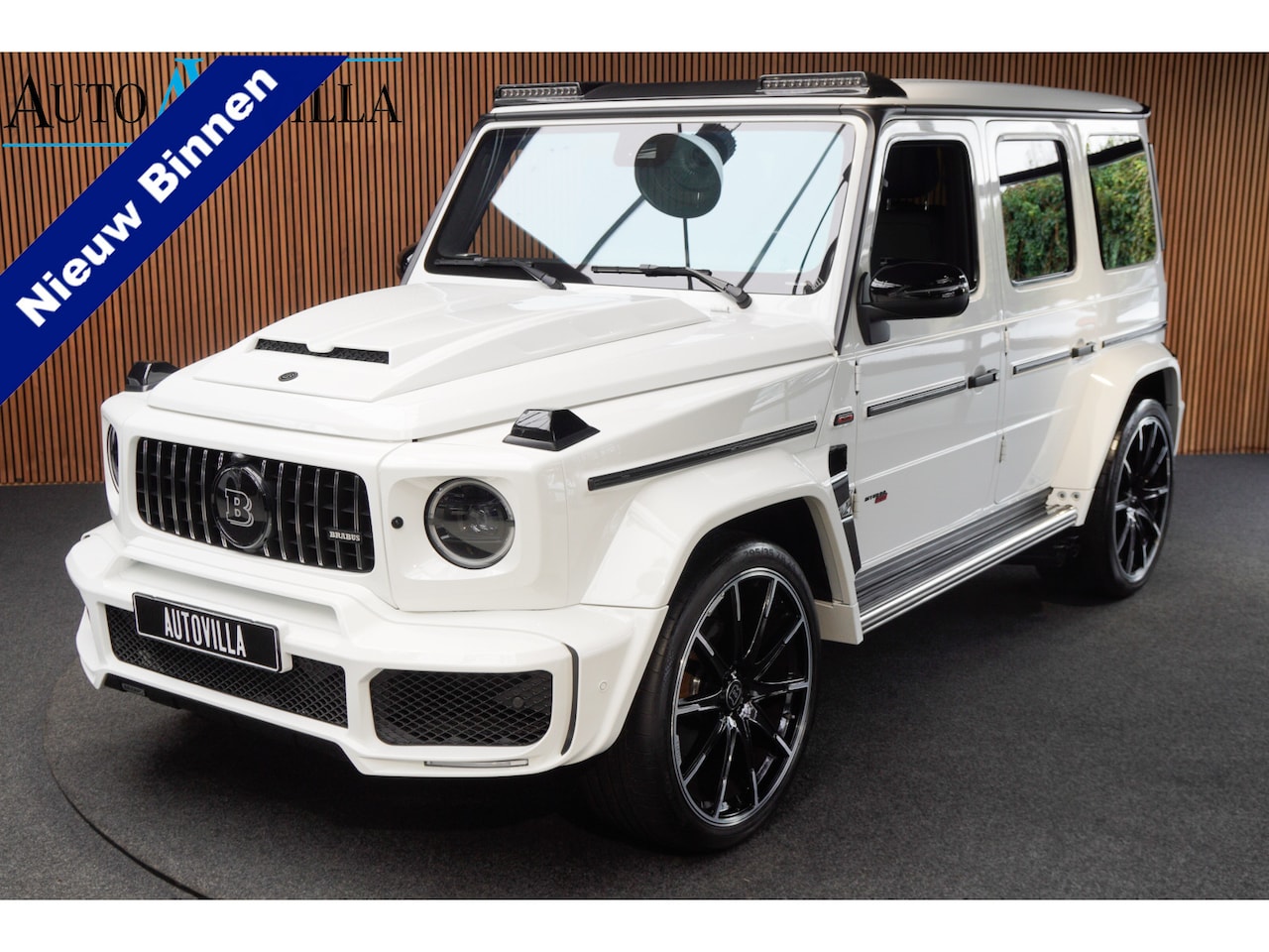 Mercedes-Benz G-klasse - BRABUS 800 Massage Burmester PTS 360° Camera Leer Navi Stoelventilatie Stoelverwarming voo - AutoWereld.nl