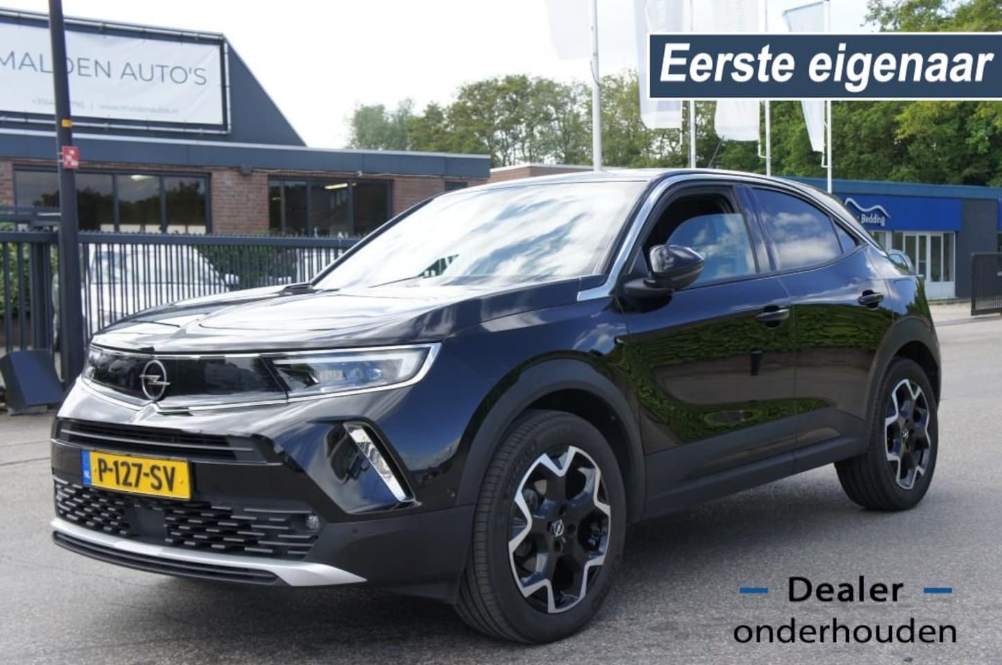Opel Mokka - 1.2 TURBO ULTIMATE 1eEIG TREKH/NAVI/ADAPTIEFCRUISE/LEDER-ALCANTARA Dealer Onderh PERFECTE - AutoWereld.nl