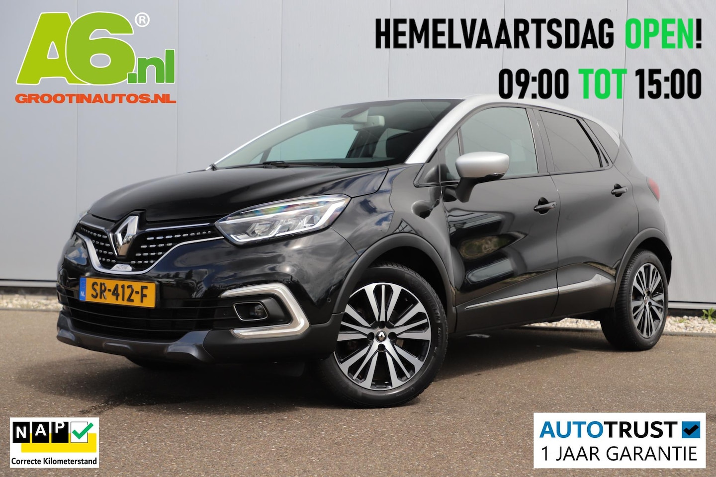 Renault Captur - 1.2 TCe Initiale Paris BOSE Lederen Bekleding Navigatie Achteruitrijcamera LED Stoelverwar - AutoWereld.nl