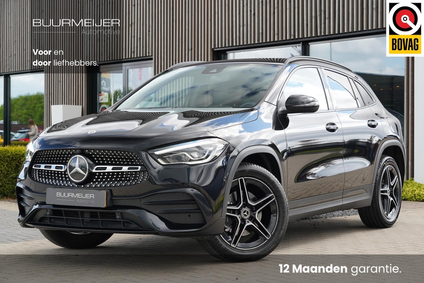 Mercedes-Benz GLA-Klasse - 250 e AMG Line | Sfeerverlichting | Leder | Keyless | Apple CarPlay | Night Pakket | Cruis - AutoWereld.nl