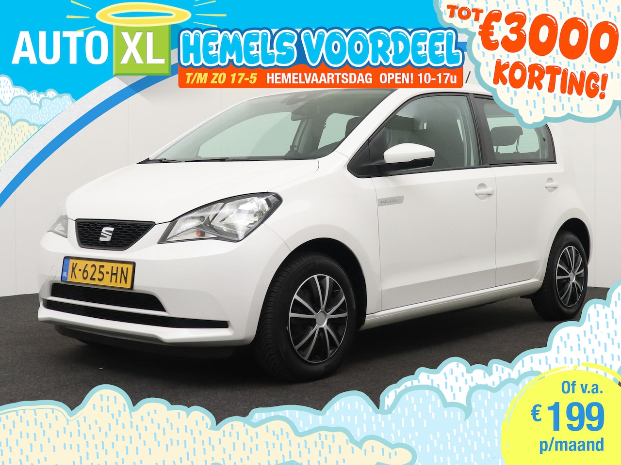 SEAT Mii Electric - Electric 37 kWH (91%SOH) Sport Climate DAB Sportstoel Multimedia - AutoWereld.nl
