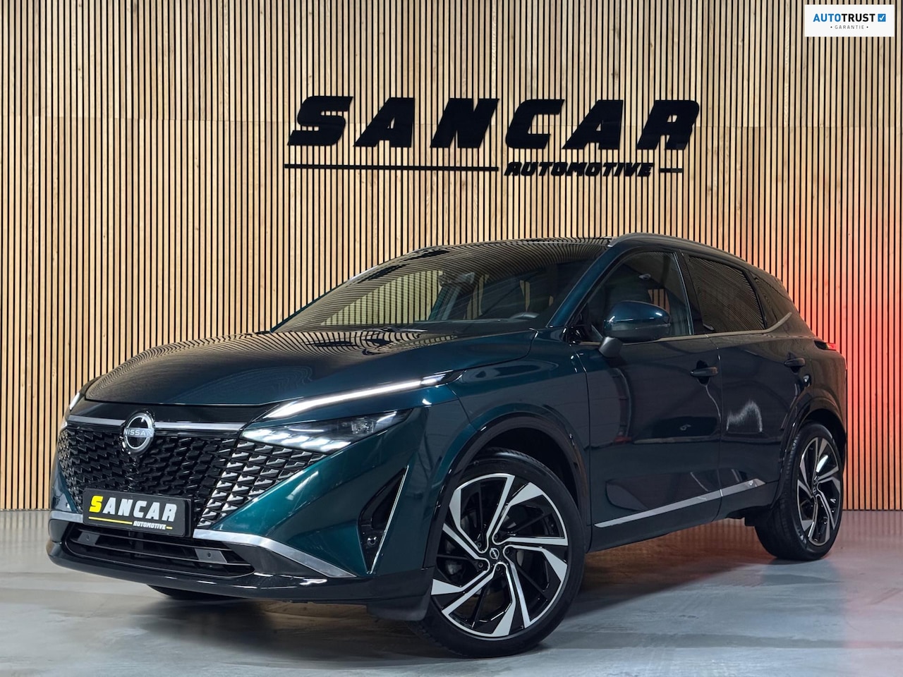 Nissan Qashqai - 1.3 MHEV Xtronic Tekna Plus PANO|BOSE|HUD|FULL LED|CRUISE|MASSAGE|MEMORY|360 CAM - AutoWereld.nl