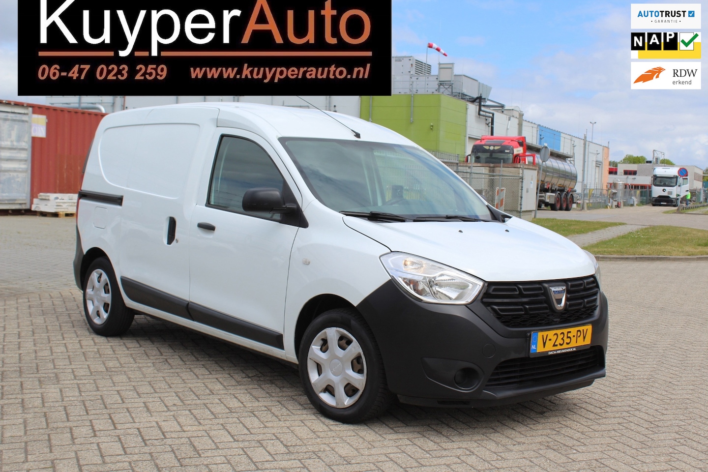 Dacia Dokker - 1.5 dCi 75 Ambiance 1 E EIG,, AIRCO MEDIA BLUETOOTH PARKEERSENSOREN - AutoWereld.nl