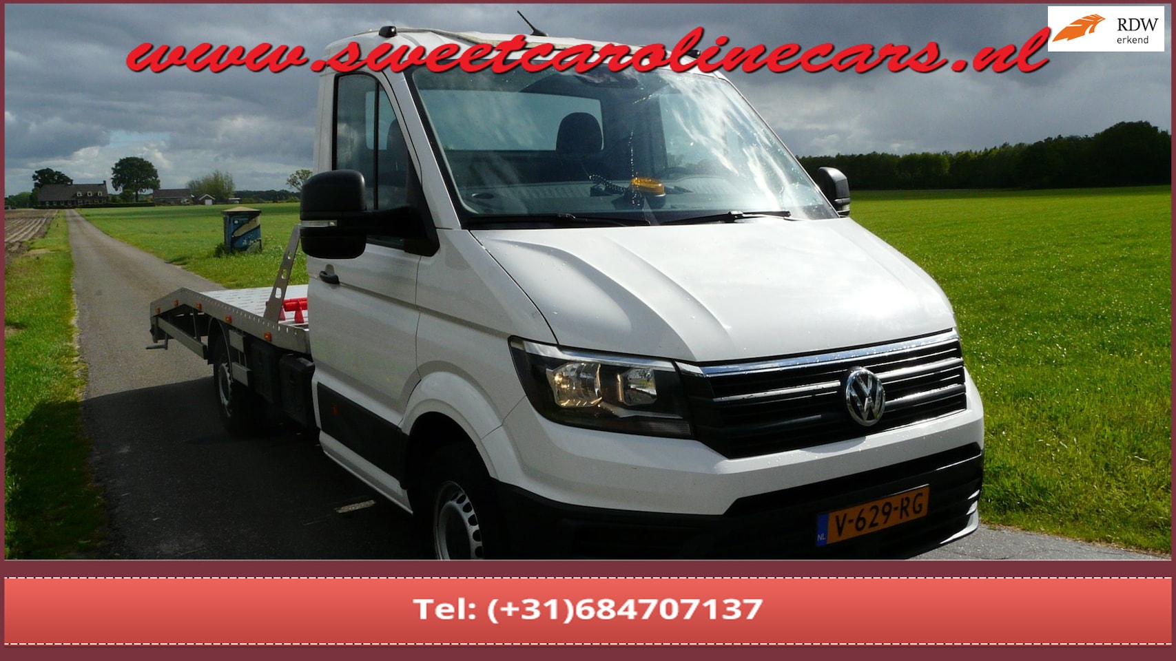 Volkswagen Crafter - 35 2.0 TDI L3 EL BJ 2018 Oprijauto,Alu-bak,Lier,Opbergkisten! - AutoWereld.nl