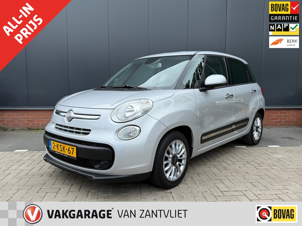 Fiat 500 L - 0.9 TwinAir Easy 0.9 TwinAir Easy (12 mnd BOVAG-garantie) - AutoWereld.nl