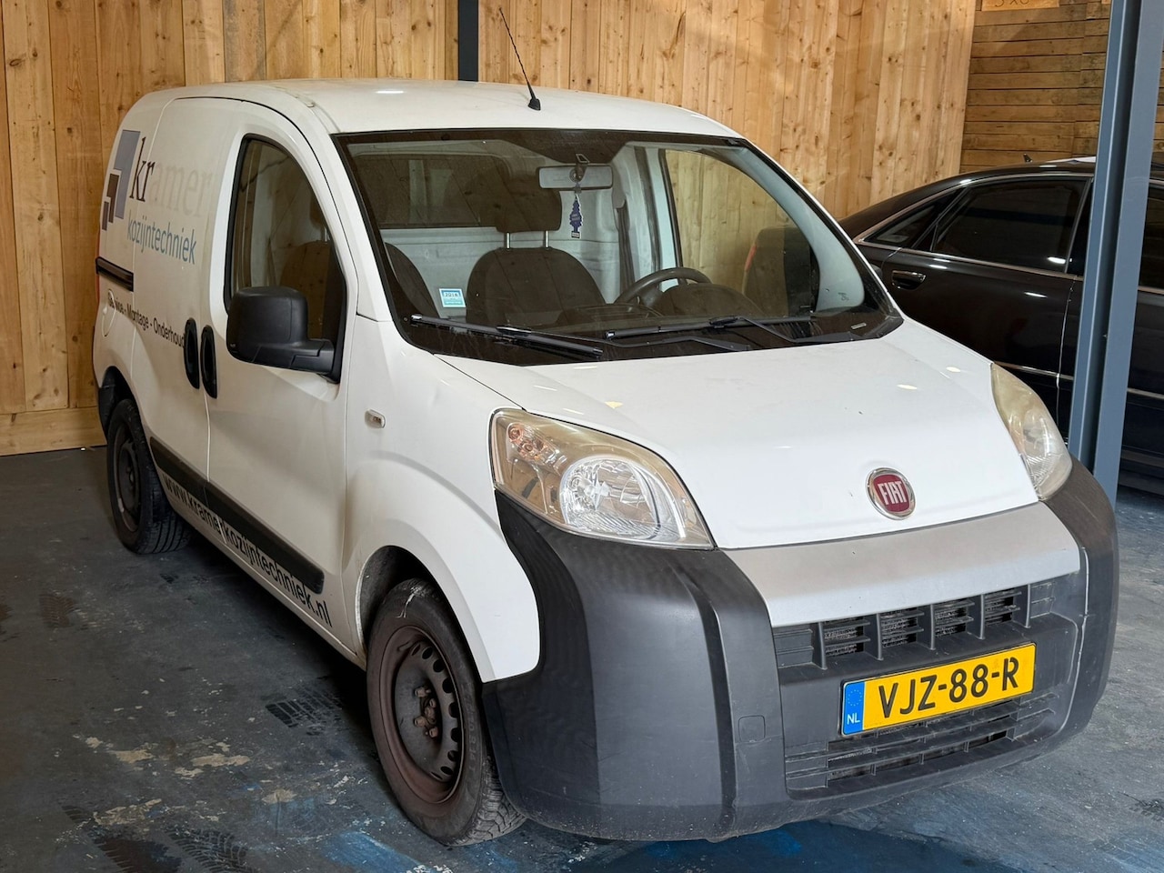 Fiat Fiorino - 1.3 Grijs kenteken 2014 Airco Trekhaak Schuifdeur - AutoWereld.nl