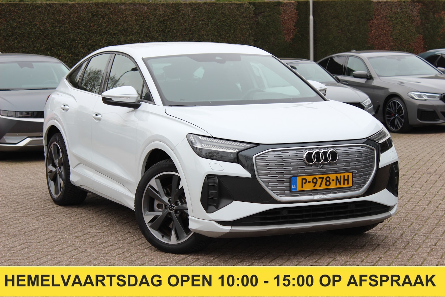 Audi Q4 Sportback e-tron - 40 Launch edition Advanced 77 kWh / SoH 93,8% / CarPlay / Matrix LED / Sportstoelen / Sono - AutoWereld.nl