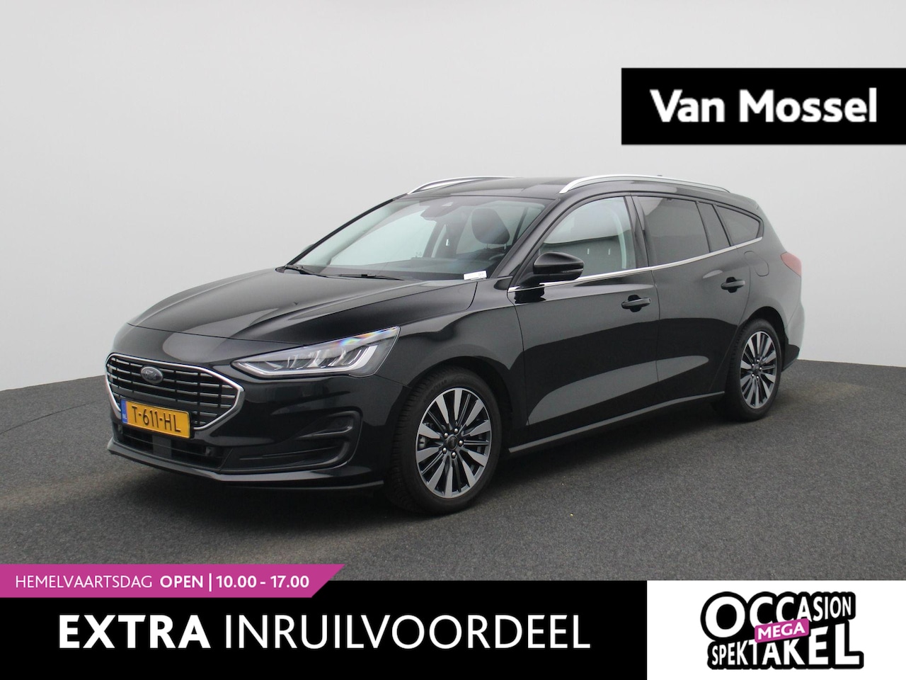 Ford Focus Wagon - 1.0 EcoBoost Hybrid Titanium X | Automaat | Bang & Olufsen | Camera | Navigatie | Climate - AutoWereld.nl