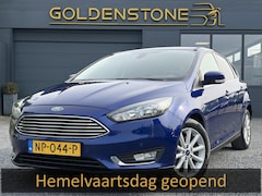 Ford Focus - 1.0 Titanium 2e Eigenaar, Dealer Onderhouden, Navi, Pdc V+A, 125pk, Clima, Cruise, 6 Bak,