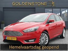 Ford Focus - 1.0 Titanium Navi, 125pk, Trekhaak, Dealer Onderhouden, Pdc V+A, 6 Bak, N.A.P, Clima, Crui