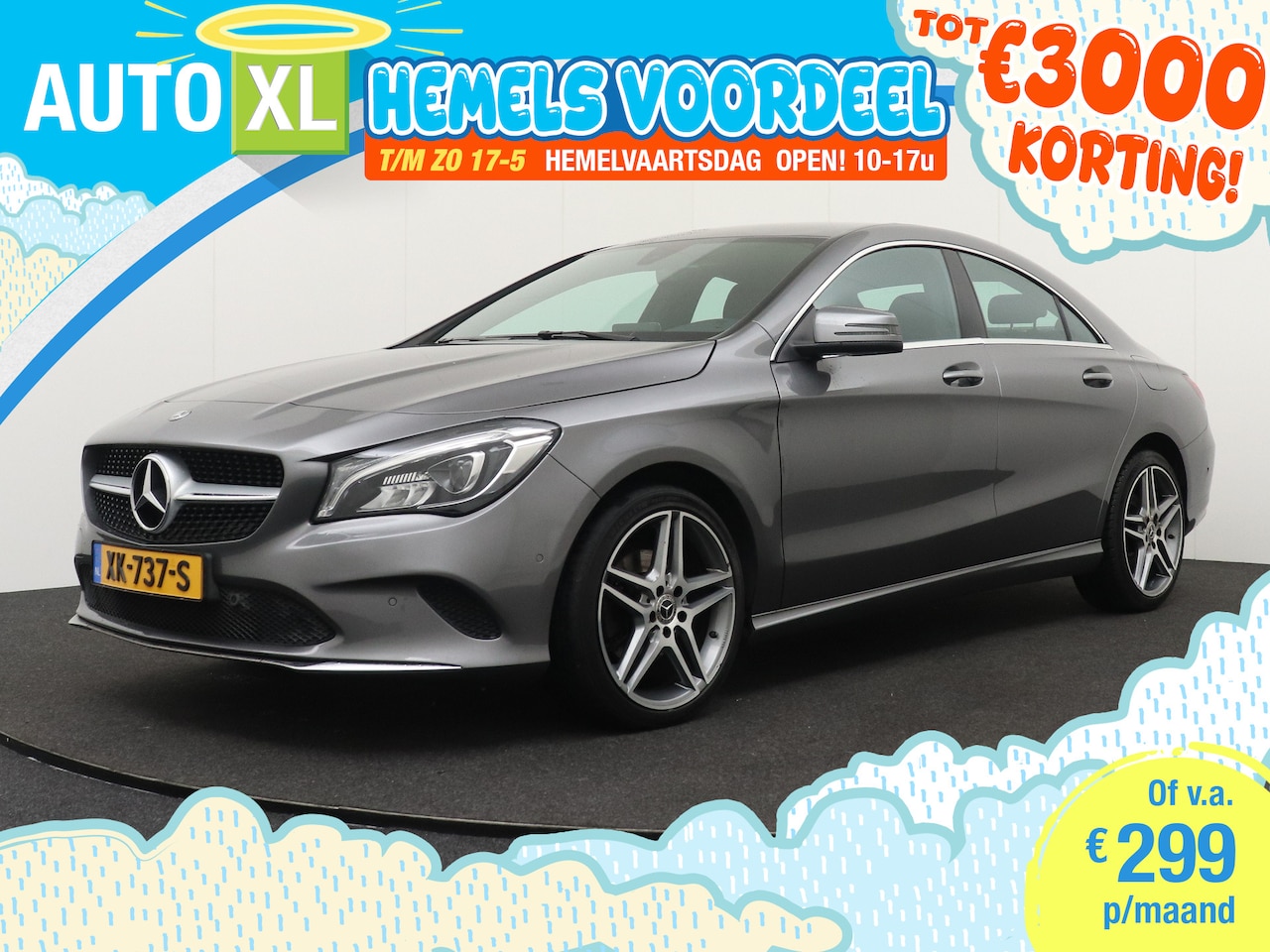 Mercedes-Benz CLA-Klasse - 180 123 PK AMG+ Leder Carplay Camera Stoelverwarming - AutoWereld.nl