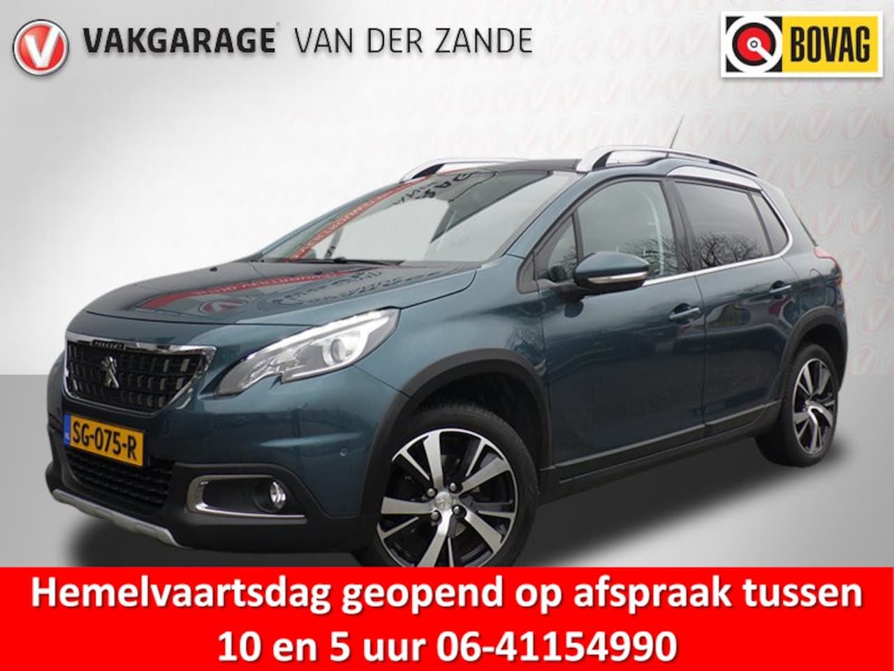 Peugeot 2008 - 1.2 Automaat Allure, Camera, Panodak, Trekhaak, NL/NAP, Compleet! - AutoWereld.nl