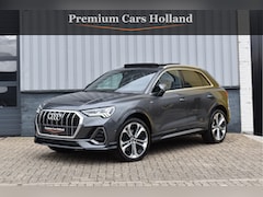 Audi Q3 - 45 TFSI e S-Line 245 Pk Pano Memory Sfeer Matrix 360 Camera ACC Keyless Vol Lederen Sports