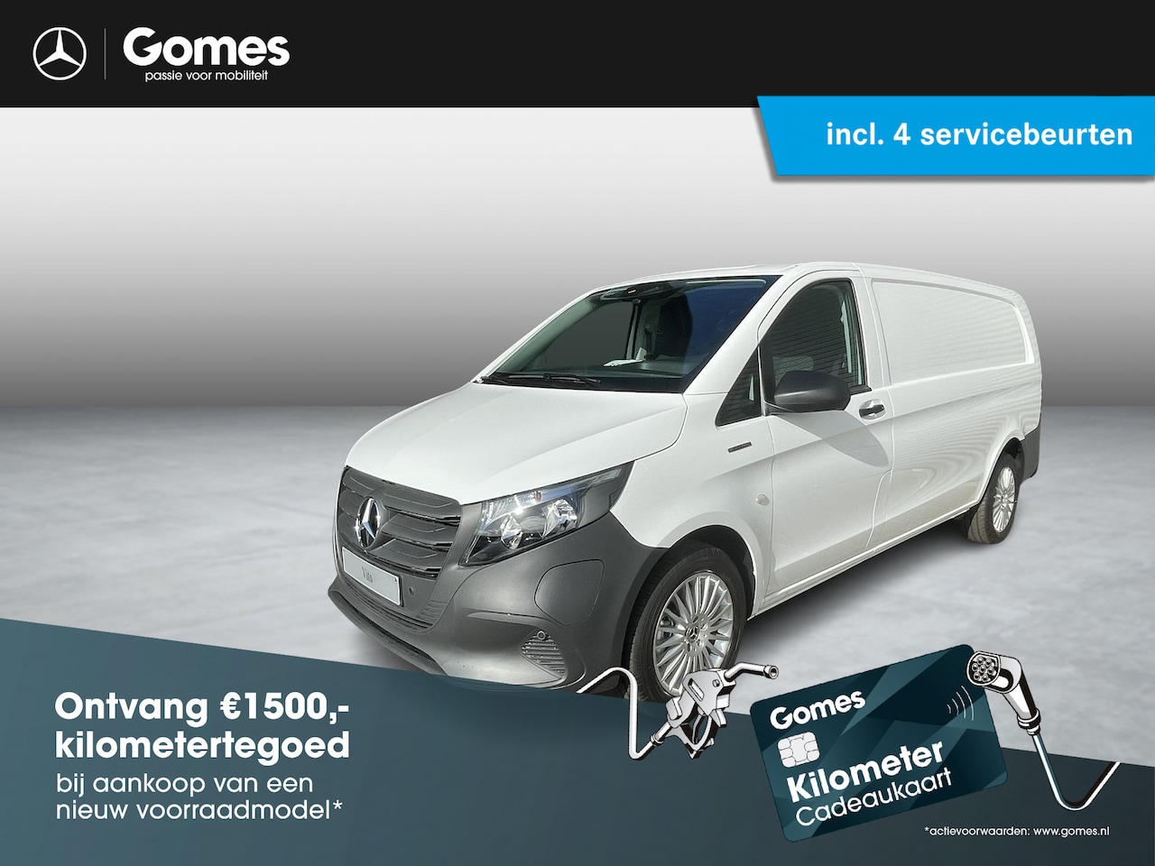 Mercedes-Benz eVito - eVito 112 L3 60 kWh Mercedes-Benz eVito eVito 112 L3 66 kWh - AutoWereld.nl
