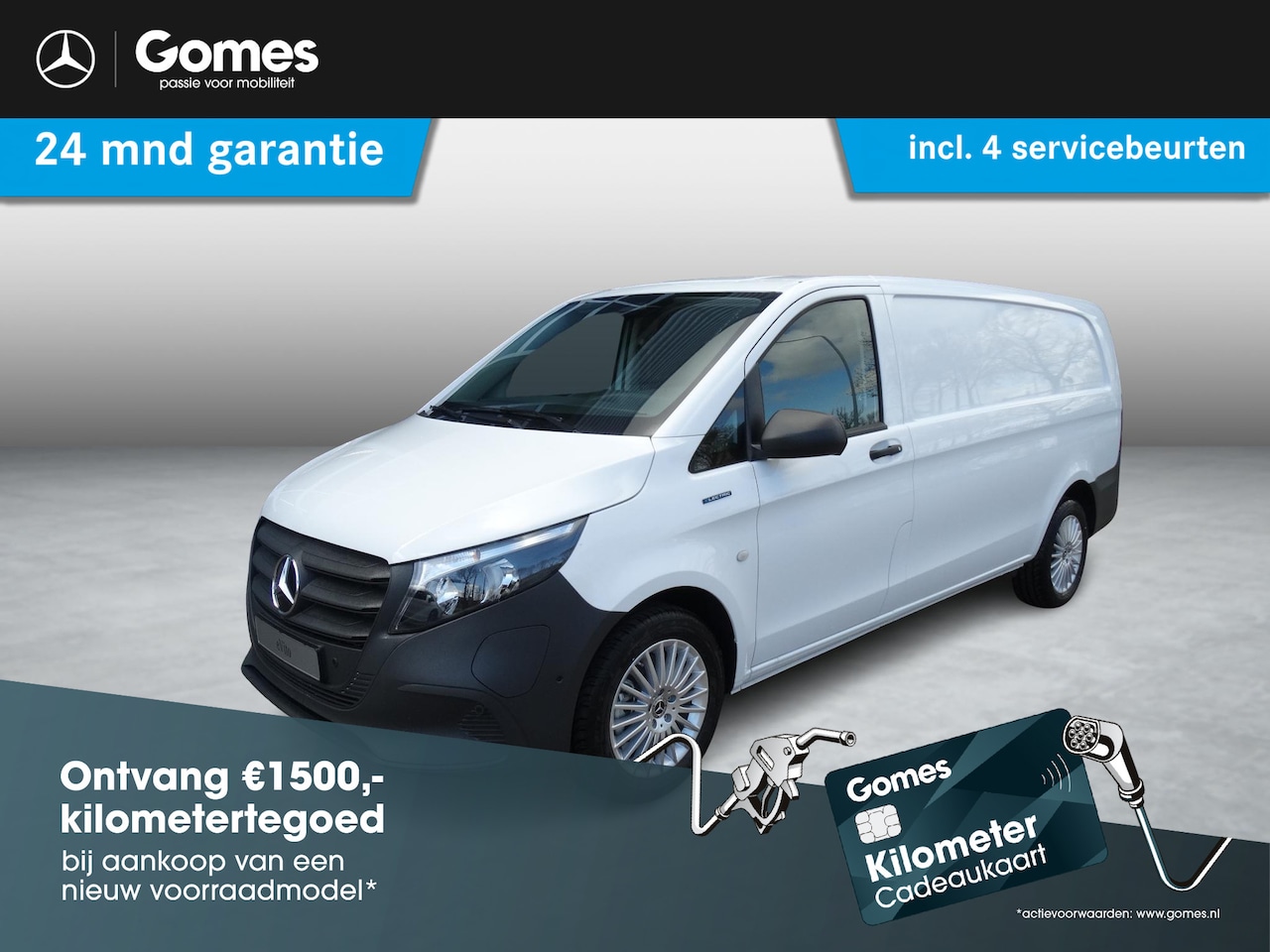 Mercedes-Benz eVito - eVito 112 L3 60 kWh Mercedes-Benz eVito eVito 112 L3 66 kWh - AutoWereld.nl