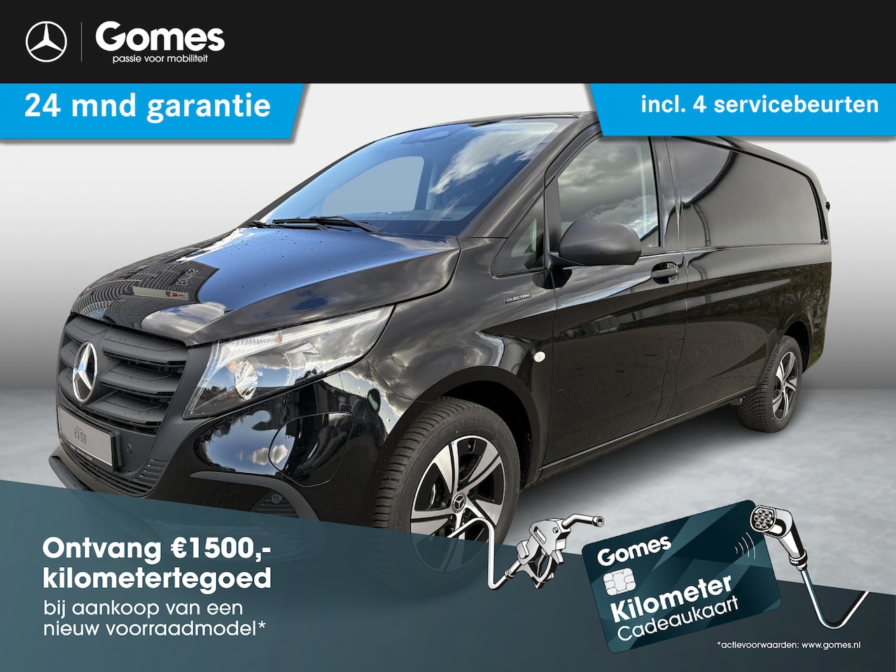 Mercedes-Benz eVito - eVito 112 L2 60 kWh Mercedes-Benz eVito eVito 112 L2 66 kWh - AutoWereld.nl