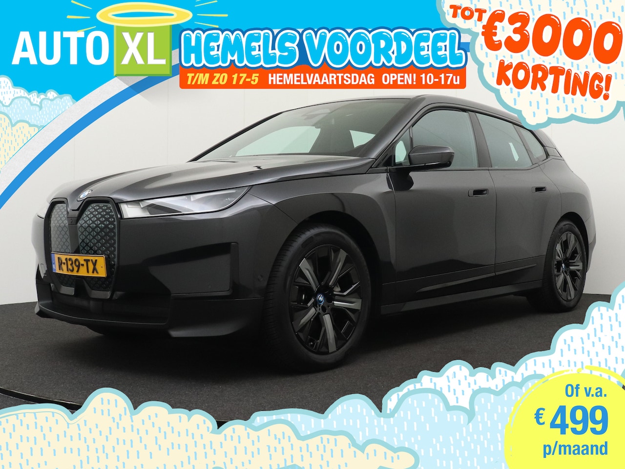 BMW iX - xDrive40 Shadow Line 77 kWh (98% SOH) Pano-dak Adap.Cruise Camera 21'LMV - AutoWereld.nl