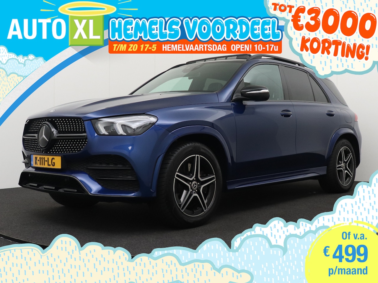 Mercedes-Benz GLE-Klasse - 350 de 4MATIC AMG Night-Pack Premium+ Pano-Dak Burmester Trekhaak - AutoWereld.nl